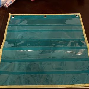 Pocket chart space saving calendar from Really Good Stuff